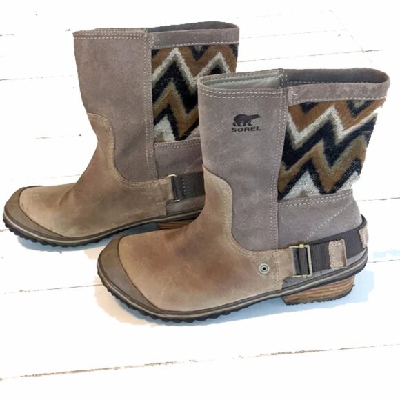 Sorel Shoes - Sorel Slimshortie Chevron boots